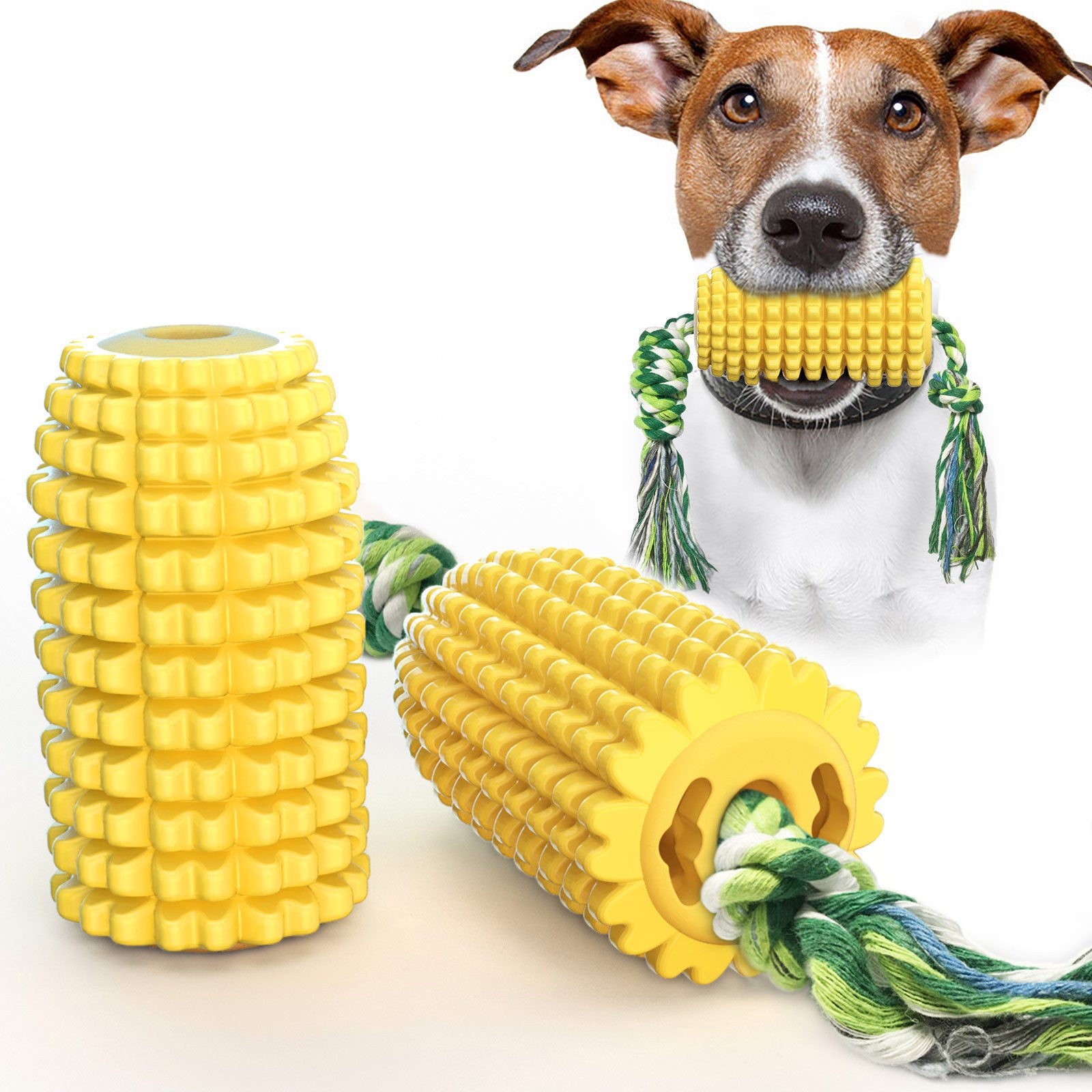 Rope Knot Corn Chew Toy